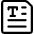 Office File Text Icon from Ultimate Regular Set