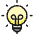 Study Light Idea Icon from Ultimate Colors Set