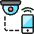 Surveillance Camera Smartphone Icon from Ultimate Colors Set | Free Download as SVG Vector and Transparent PNG | Streamline icons