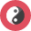 Yin Yang Icon from Kameleon Colors Set | Free Download as SVG Vector and Transparent PNG | Streamline icons