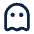 Ghost Line Icon from Mingcute Line Set