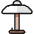 Table Lamp Retro Icon from Ultimate Colors Set