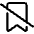 Bookmark Cancel Delete Icon from Ultimate Regular Set