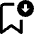 Bookmark Download icon - Free transparent PNG, SVG. No sign up needed.