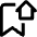 Bookmark Home Icon from Nova Line Set