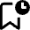 Bookmark Time Icon from Nova Line Set