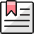 Bookmarks Document Icon from Ultimate Colors Set