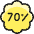 Discount 70 icon - Free transparent PNG, SVG. No sign up needed.
