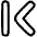 Arrow Chevron First Page Icon from Plump Line Set