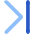 Arrow Chevron Last Page Icon from Core Flat Set