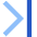 Arrow Chevron Last Page Icon from Sharp Flat Set