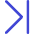 Arrow Chevron Last Page Icon from Core Duo Set