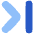 Arrow Chevron Last Page Icon from Plump Flat Set