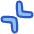 Arrows Chevrons Collapse Content Icon from Plump Duo Set