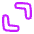 Arrows Chevrons Expand Content Icon from Plump Neon Set