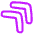Arrows Chevrons More Up Icon from Plump Neon Set