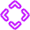 Arrows Chevrons Open Run Icon from Plump Neon Set