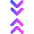 Arrows Chevrons Unfold Less Double Icon from Core Gradient Set