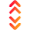 Arrows Chevrons Unfold More Double Icon from Core Gradient Set