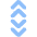 Arrows Chevrons Unfold More Double Icon from Flex Flat Set