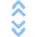Arrows Chevrons Unfold More Double Icon from Sharp Flat Set
