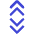 Arrows Chevrons Unfold More Double Icon from Core Duo Set