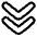 Double Tailless Line Arrow Down Icon from Plump Line Set