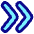 Double Tailless Line Arrow Right Icon from Plump Pop Set