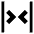 Tailless Line Arrow Shrink Horizontal 2 Icon from Sharp Solid Set