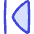 Arrow Caret First Page Icon from Flex Duo Set
