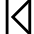 Arrow Caret First Page Icon from Sharp Line Set