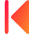 Arrow Caret First Page Icon from Core Gradient Set