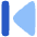 Arrow Caret First Page Icon from Plump Flat Set
