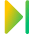 Arrow Caret Last Page Icon from Core Gradient Set