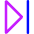 Arrow Caret Last Page Icon from Core Neon Set