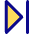 Arrow Caret Last Page Icon from Core Pop Set