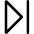 Arrow Caret Last Page Icon from Core Line Set