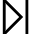 Arrow Caret Last Page Icon from Sharp Line Set