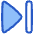 Arrow Caret Last Page Icon from Plump Duo Set