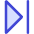 Arrow Caret Last Page Icon from Core Duo Set