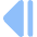 Tailless Triangle Arrow Left 2 Icon from Core Flat Set