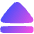 Tailless Triangle Arrow Up 2 Icon from Plump Gradient Set