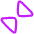 Triangle Arrows Chevrons Collapse Content Icon from Plump Neon Set
