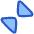 Triangle Arrows Chevrons Collapse Content Icon from Plump Duo Set