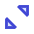 Triangle Arrows Chevrons Expand Content Icon from Sharp Duo Set