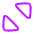 Triangle Arrows Chevrons Expand Content Icon from Plump Neon Set