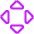 Triangle Arrows Chevrons Open Run Icon from Plump Neon Set