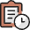 Task List Clock Icon from Ultimate Colors Set