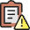 Task List Warning Icon from Ultimate Colors Set | Free Download as SVG Vector and Transparent PNG | Streamline icons