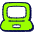 Labtop Icon from Stickies Duo - Free Set
